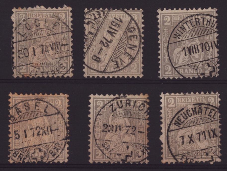 Lot de 6 Nr 28