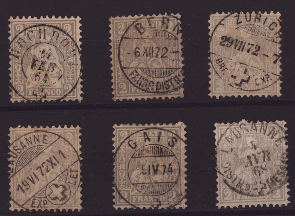 Lot de 6 Nr 28
