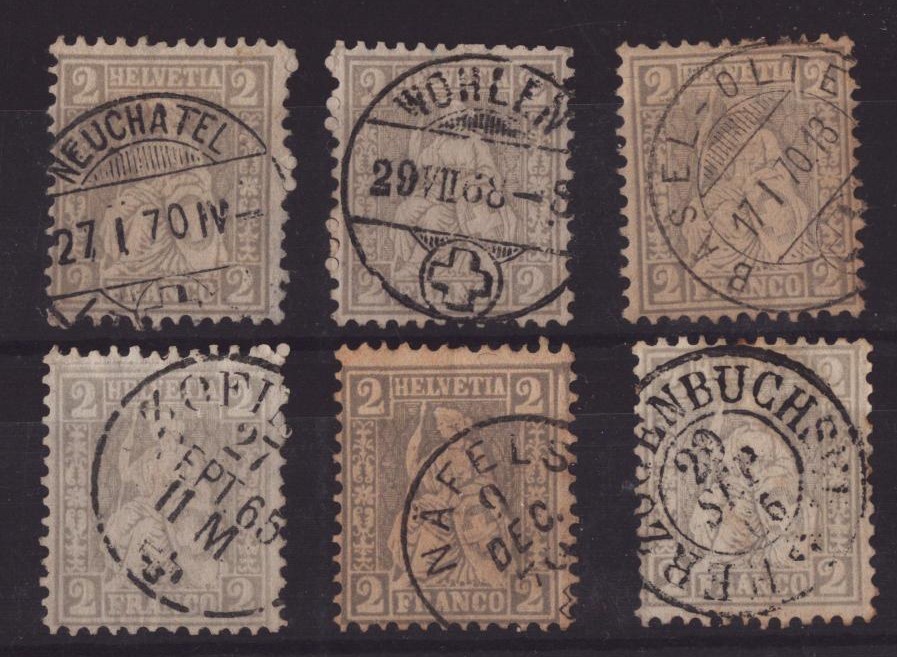 Lot de 6 Nr 28
