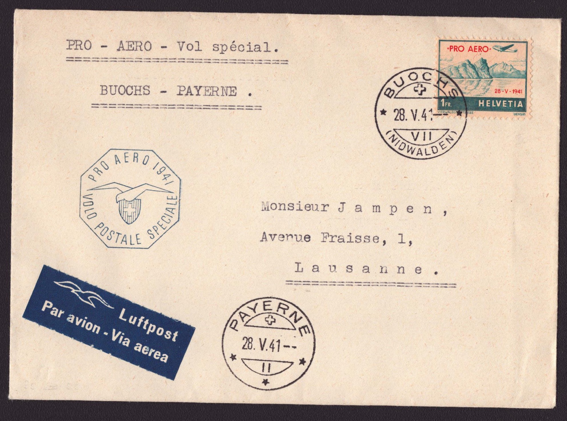 1941 F35 sur enveloppe FDC 28.V.41