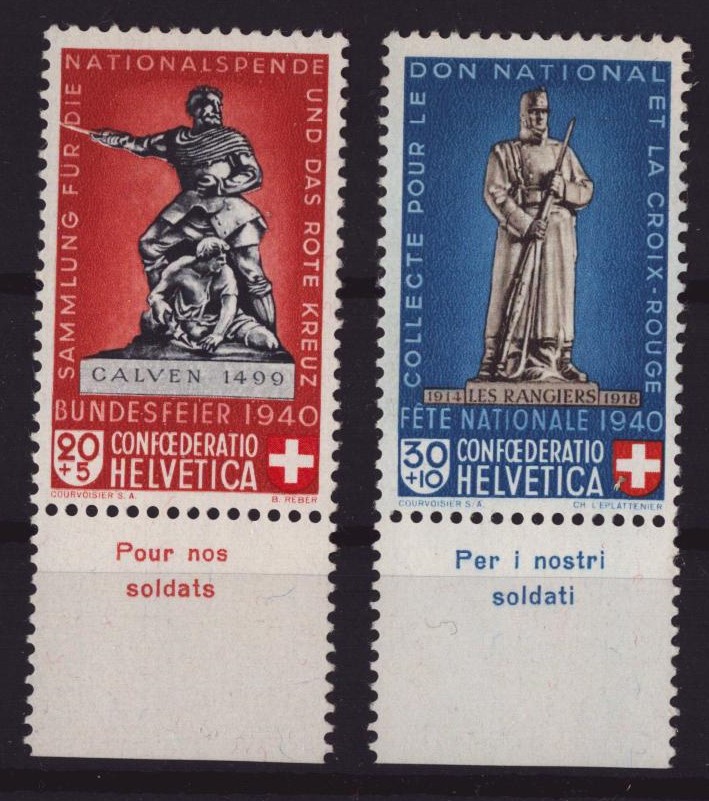 1939 Pro Patria B5 + B6 neuf (avec TAB)