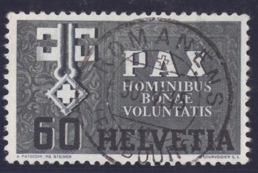 PAX Nr 268 Oblitération centrale ROMANENS