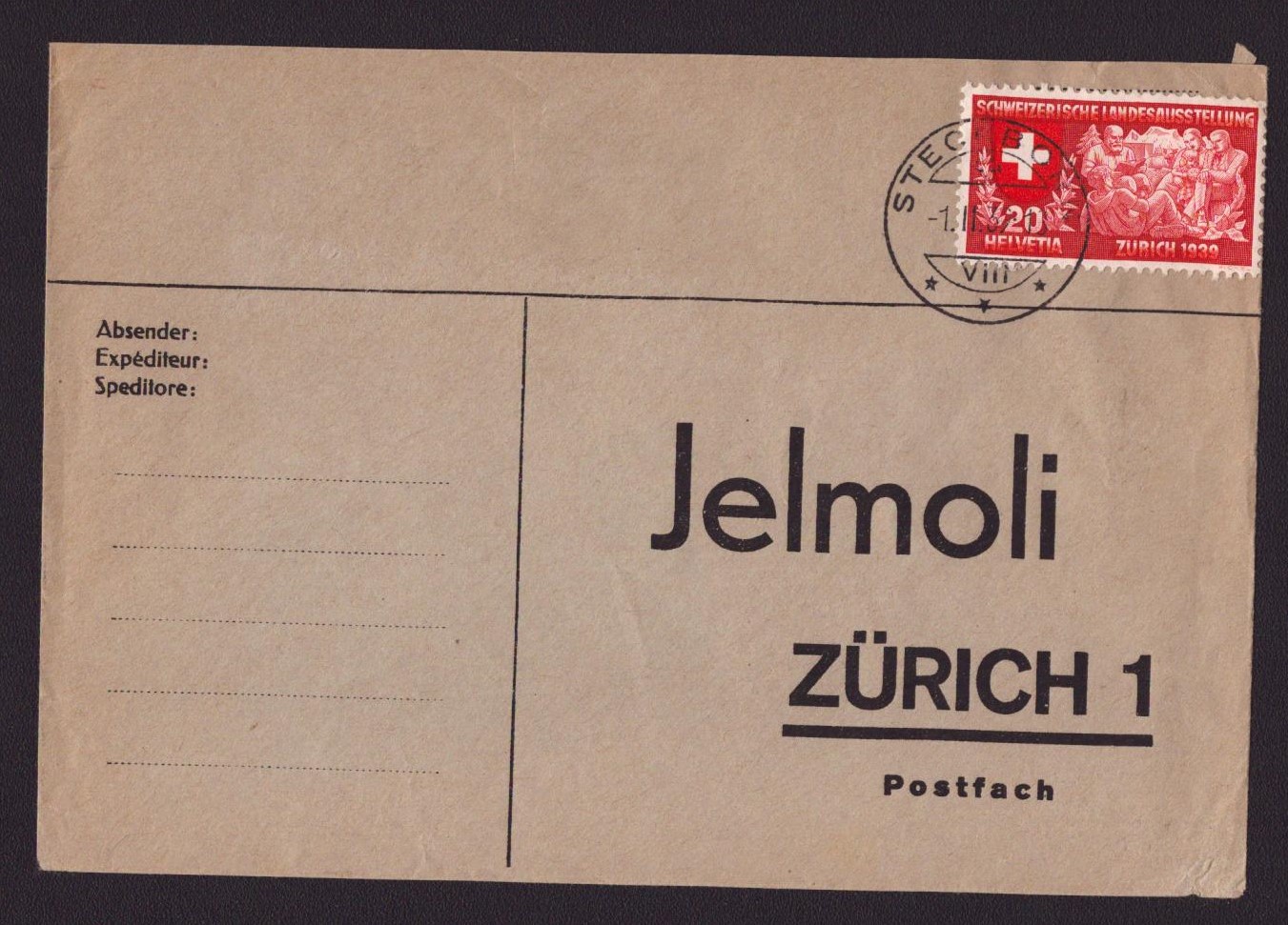 Nr 220 sur lettre oblit. premier jour 
