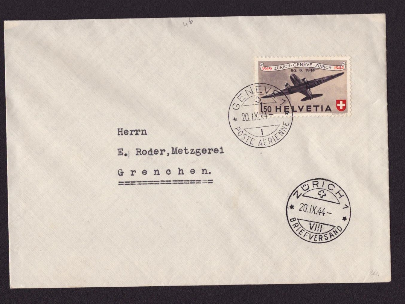 1944 F40 Enveloppe premier jour