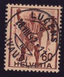 Nr 244 oblit LUXE LUCENS