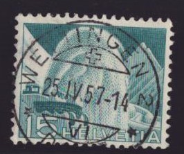 Nr 300 oblit. LUXE WETTINGEN 2