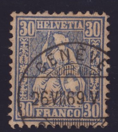 Nr 42 Helvétie assise GENEVE
