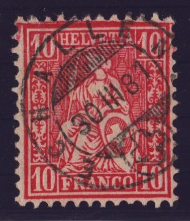 Nr 38 Helvétie assise ECHALLENS