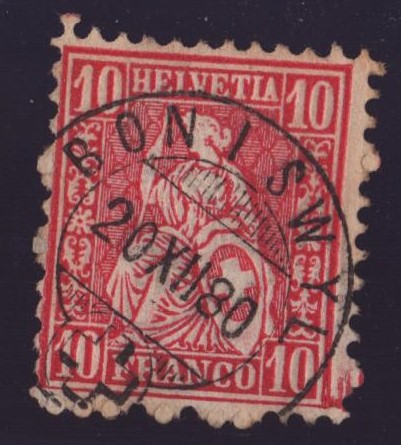 Nr 38 Helvétie assise BONISWYL