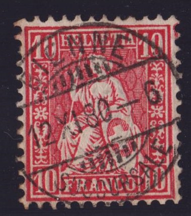 Nr 38 Helvétie assise BIENNE