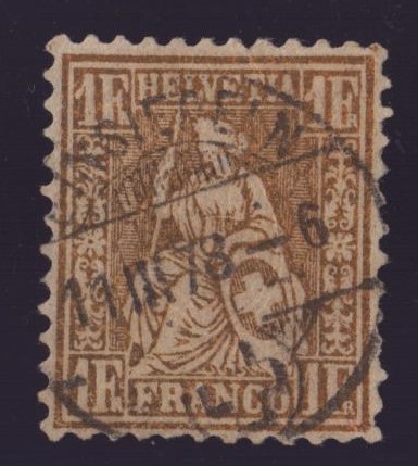 Nr 36 Helvétie assise (SBK 170.-)