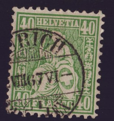 Nr 34 Helvétie assise (SBK 100.-)