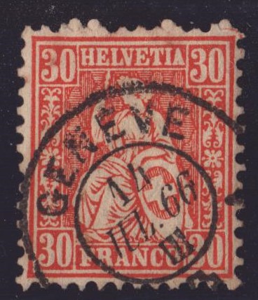 Nr 33 Helvétie assise (SBK 60.-)