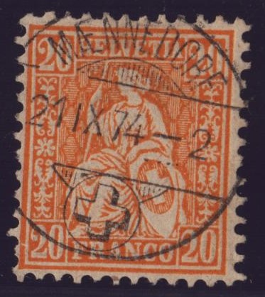 Nr 32a Helvétie assise