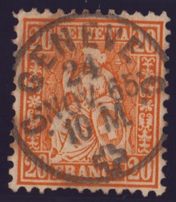 Nr 32 Helvétie assise GENEVE