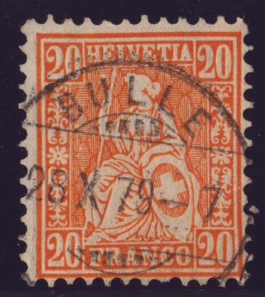 Nr 32 Helvétie assise BULLE