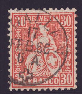 Nr 33 oblitéré (SBK 60.-)