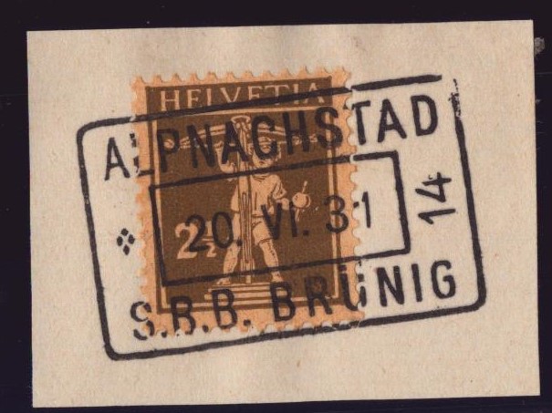 Nr 169 oblit Gare ALPNACHSTAD