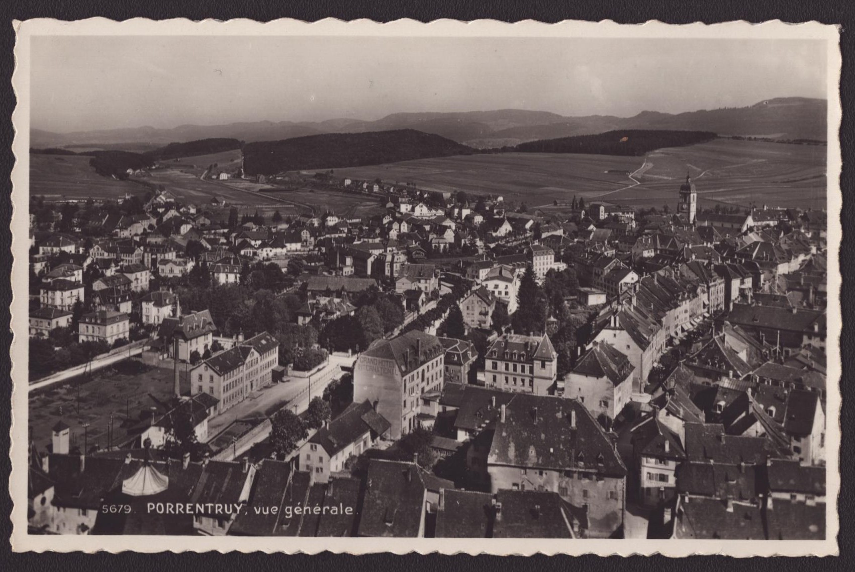PORRENTRUY - vue générale (JU)