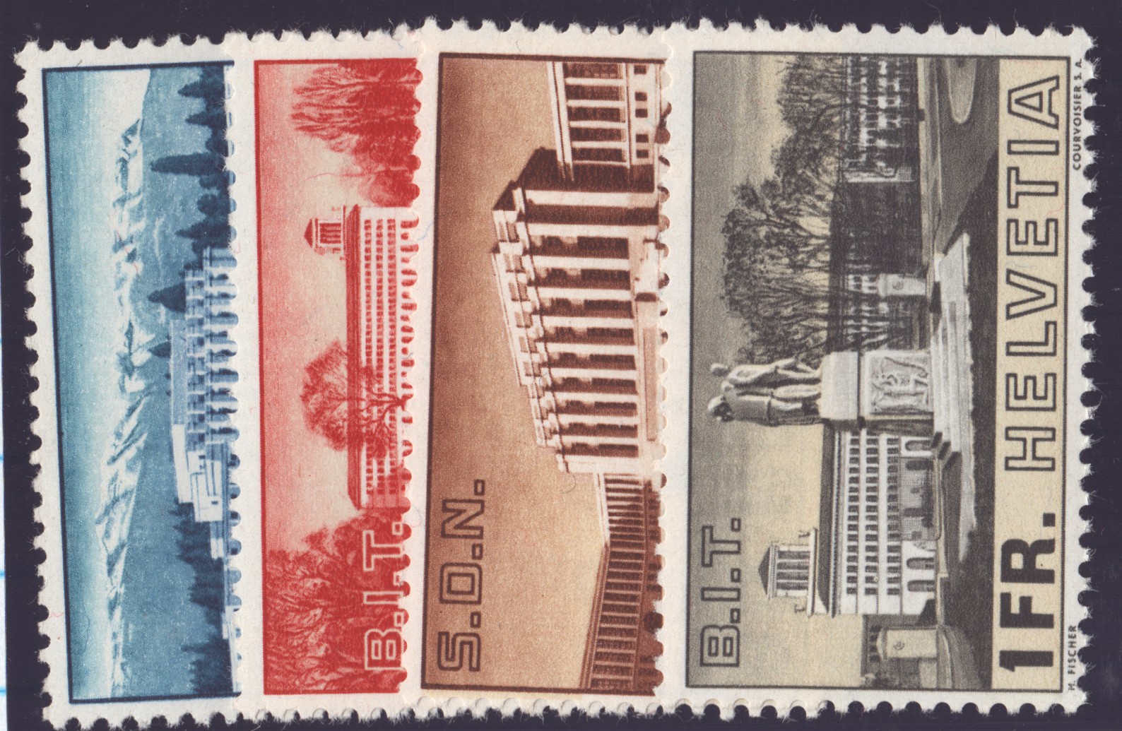 1938 Série 211-214 neuf **