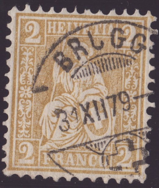 Nr 37 oblit BRUGG