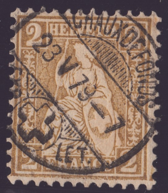 Nr 37 oblit CHAUX-DE-FONDS