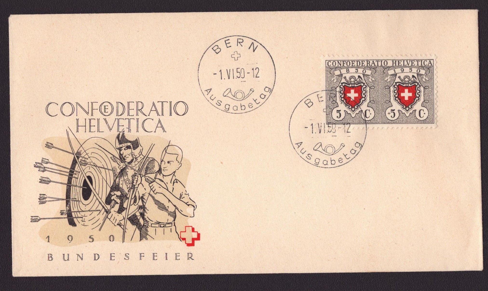 1950 B46 premier jour sur enveloppe P3 (+100.-)