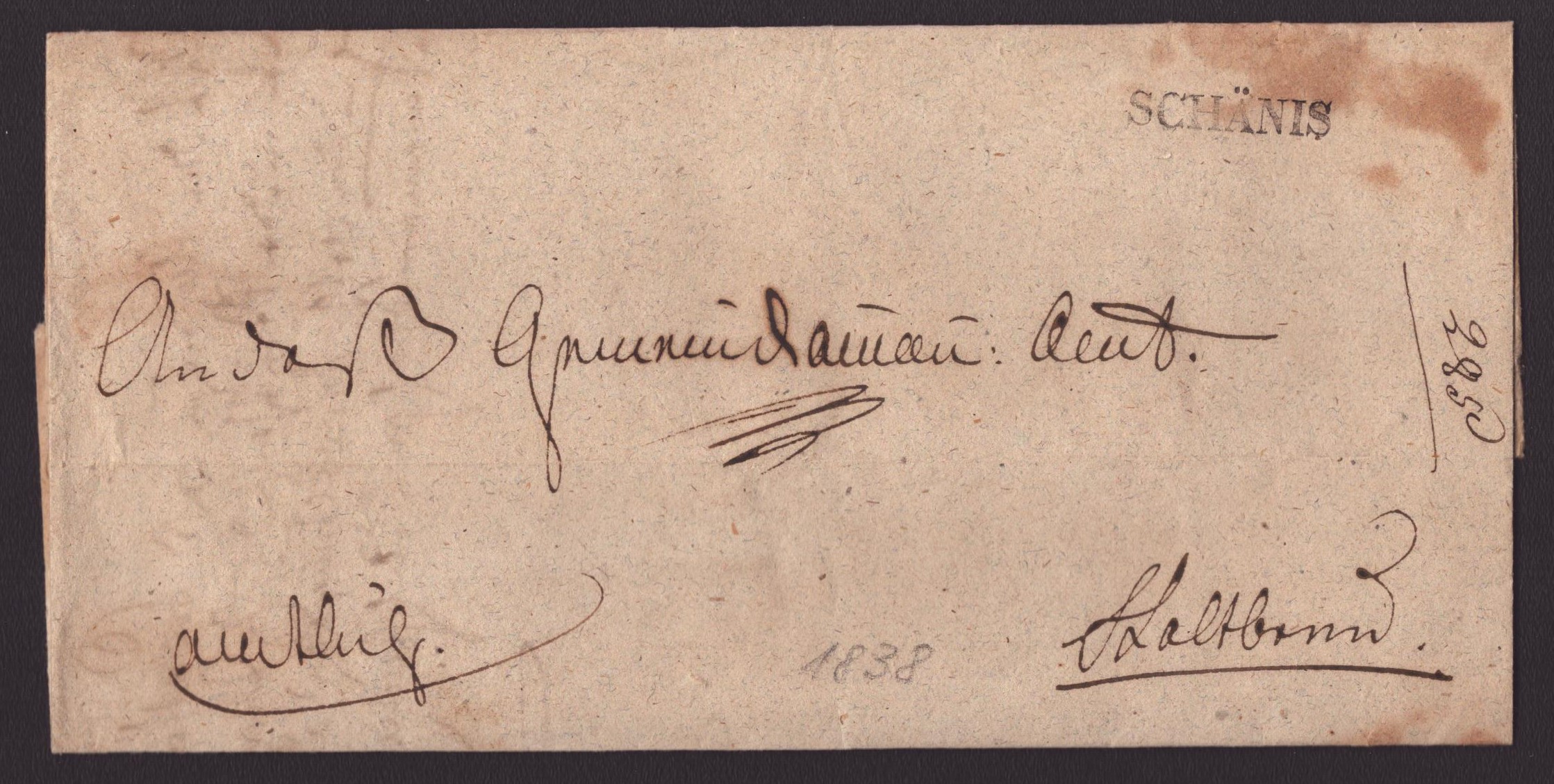 1838 SCHÄNIS