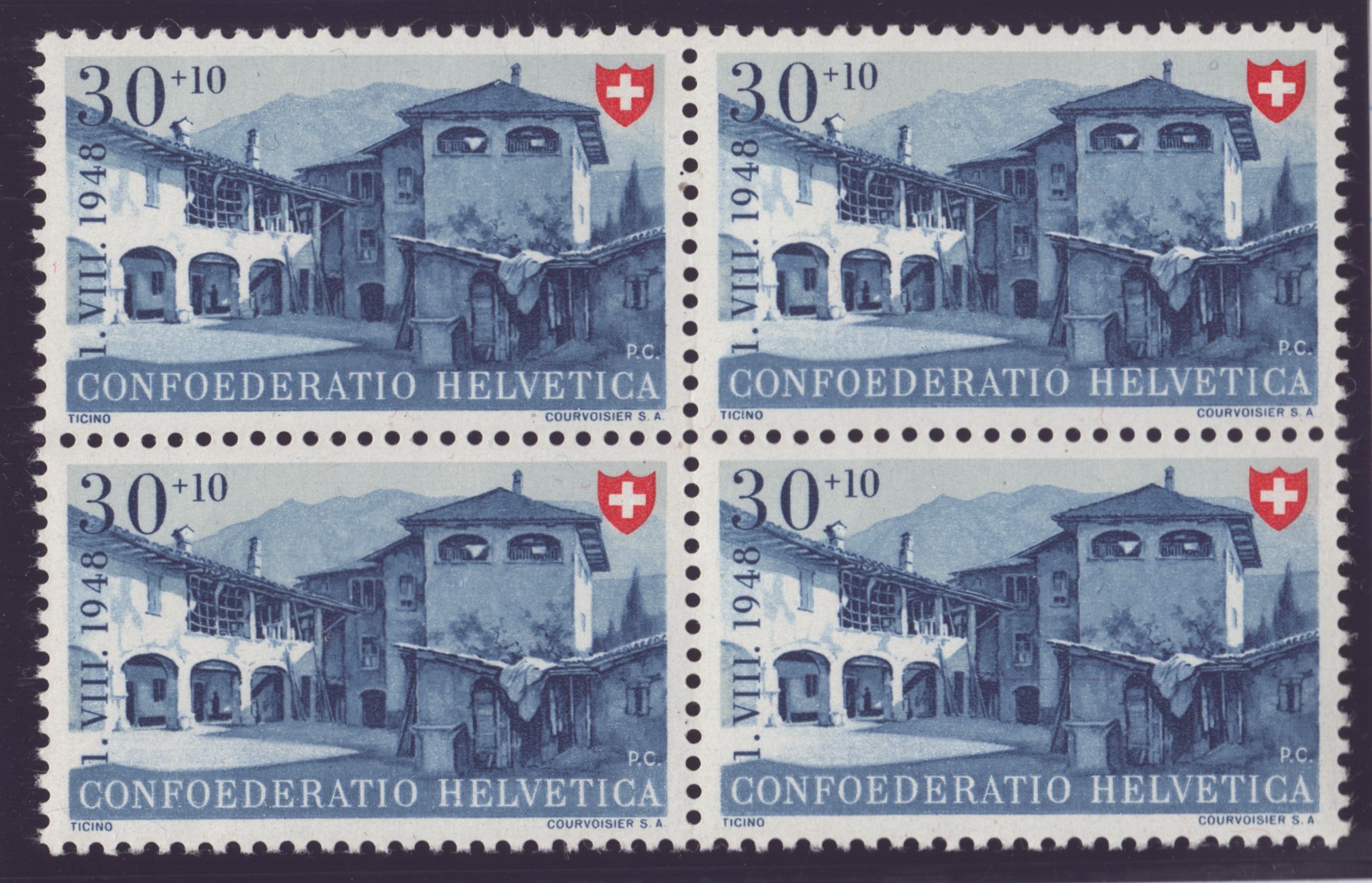 1948 Nr B41 bloc de 4 neuf **