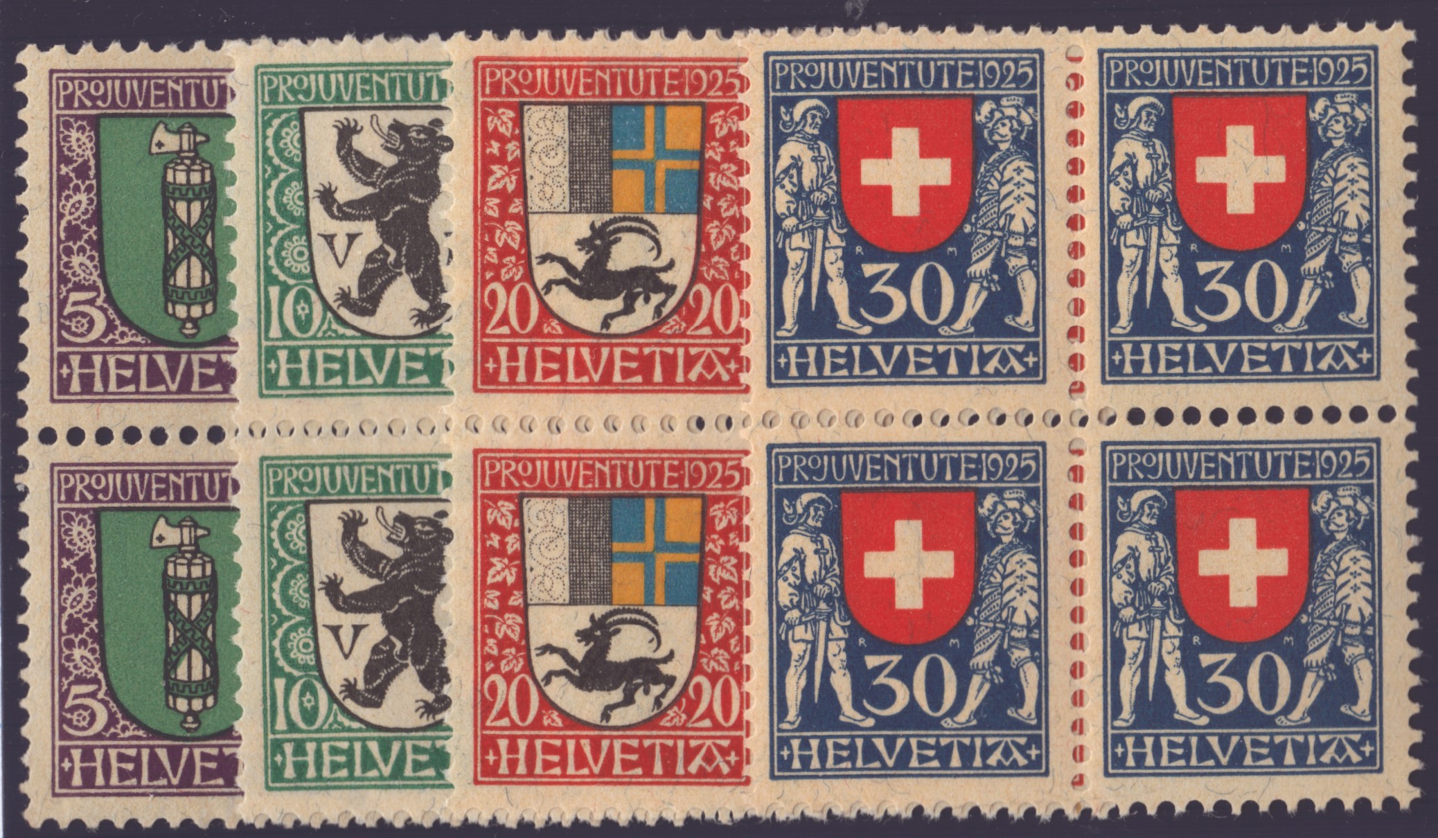1925 Nr J33-J36 bloc de 4 neuf **