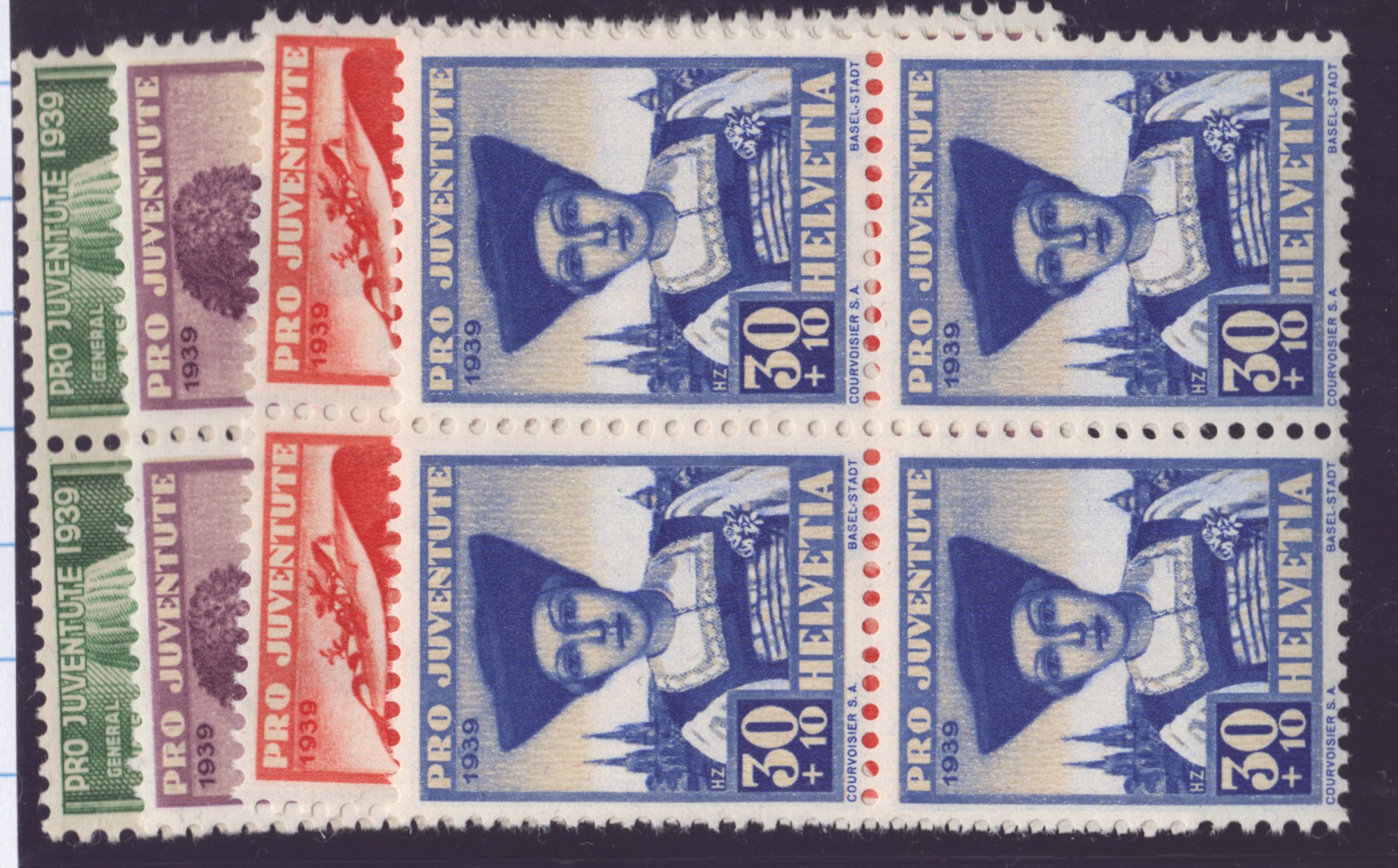 1939 Nr J89-J92 bloc de 4 neuf **