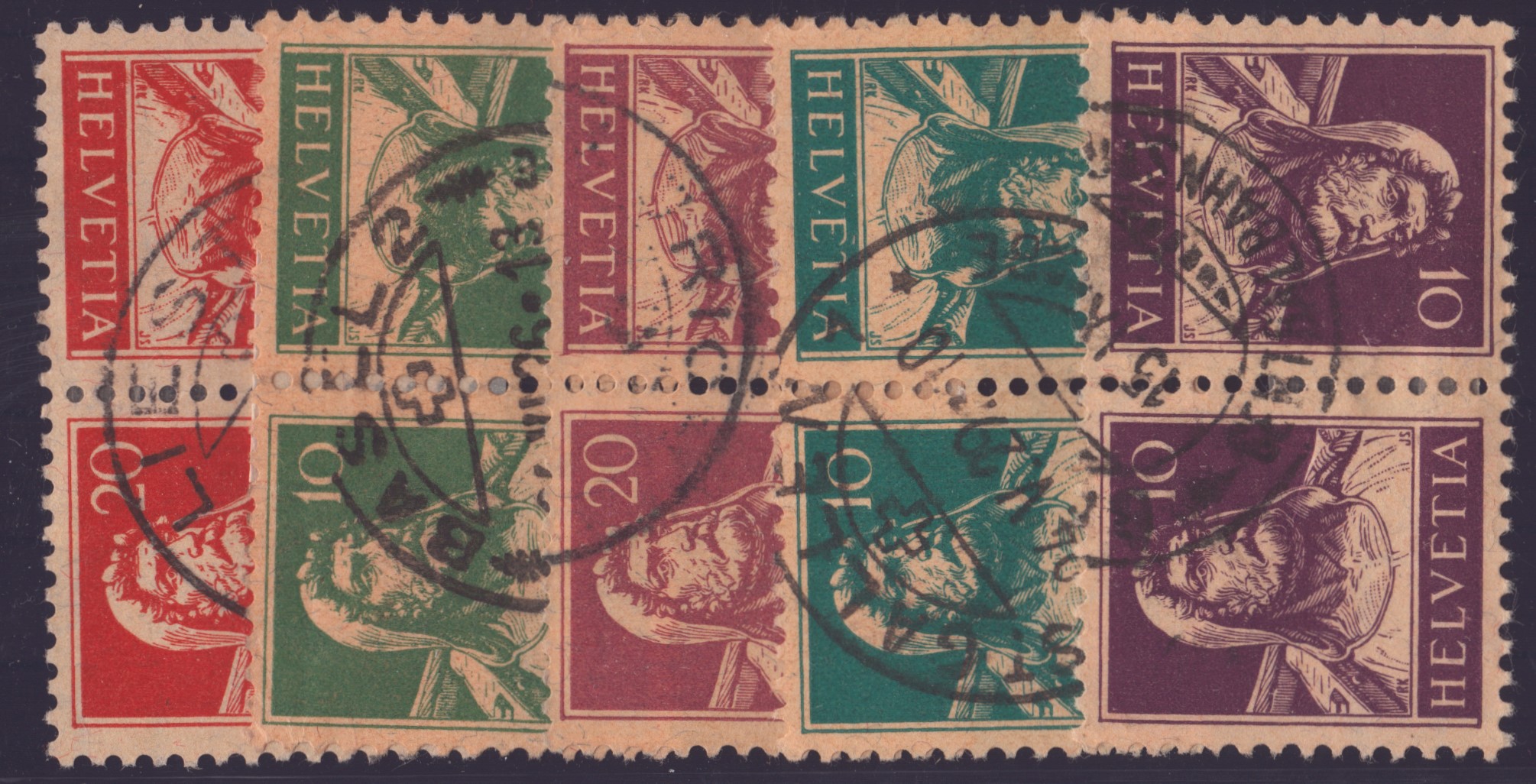 K25y/K18/K19/K24/K27y oblitérés
