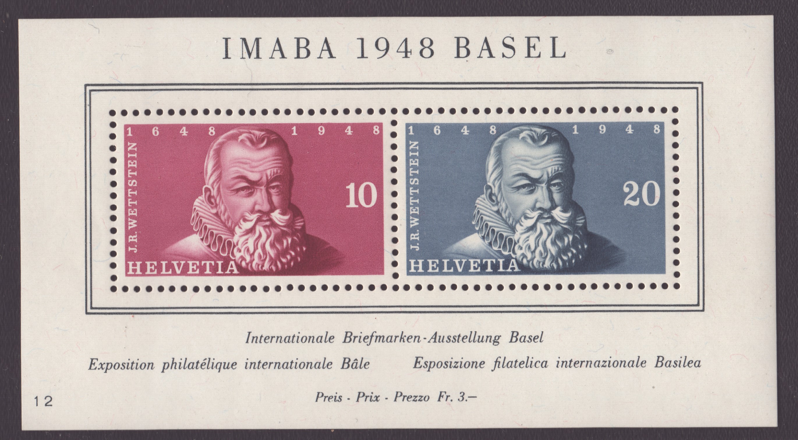 1948 W31 bloc neuf *