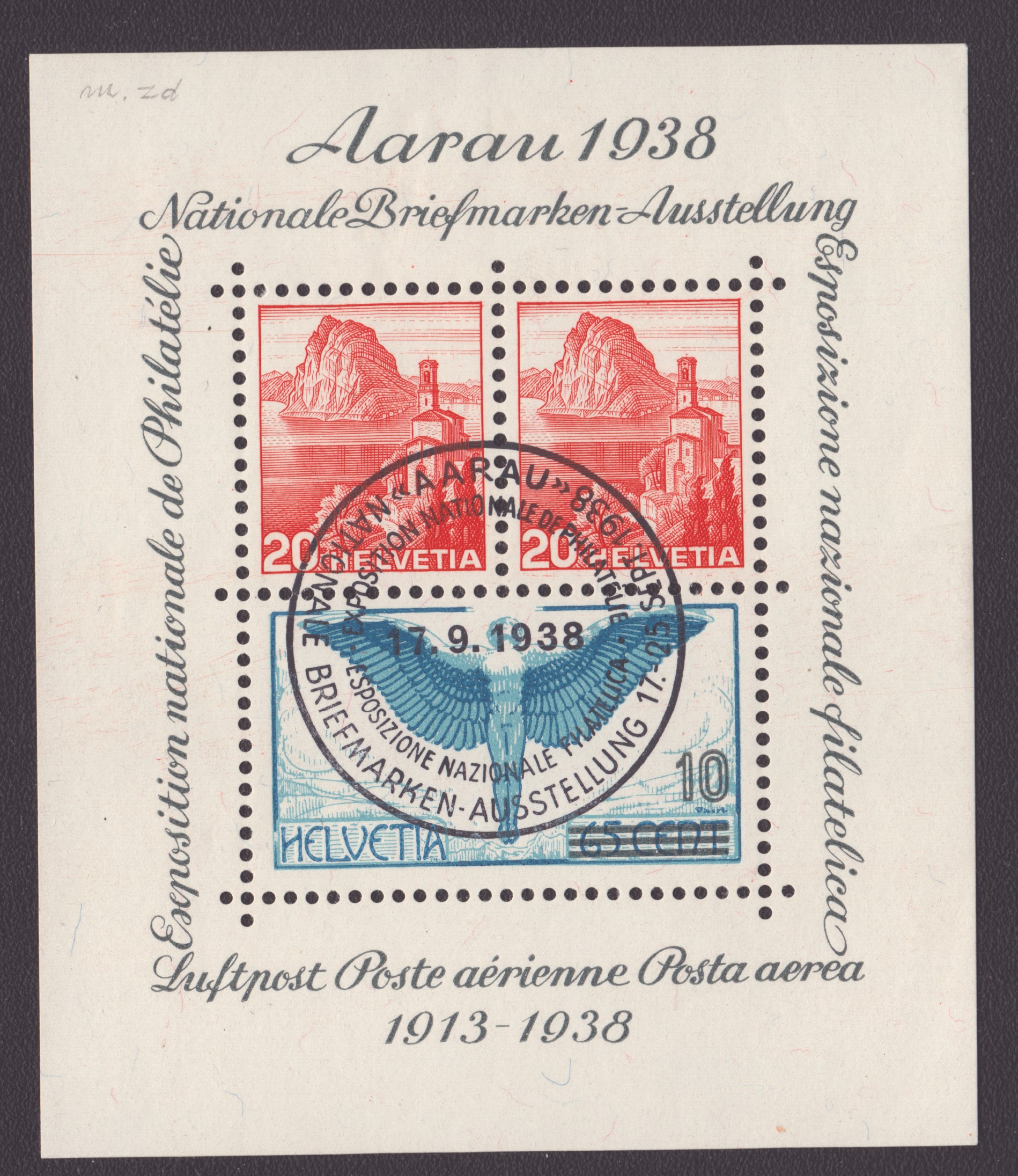 1938 W11 oblitértion premier jour