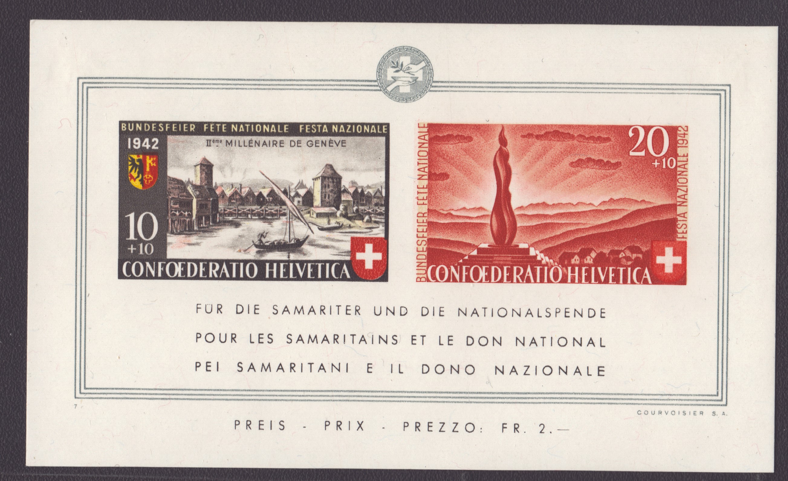 1942 Bloc B19 neuf *