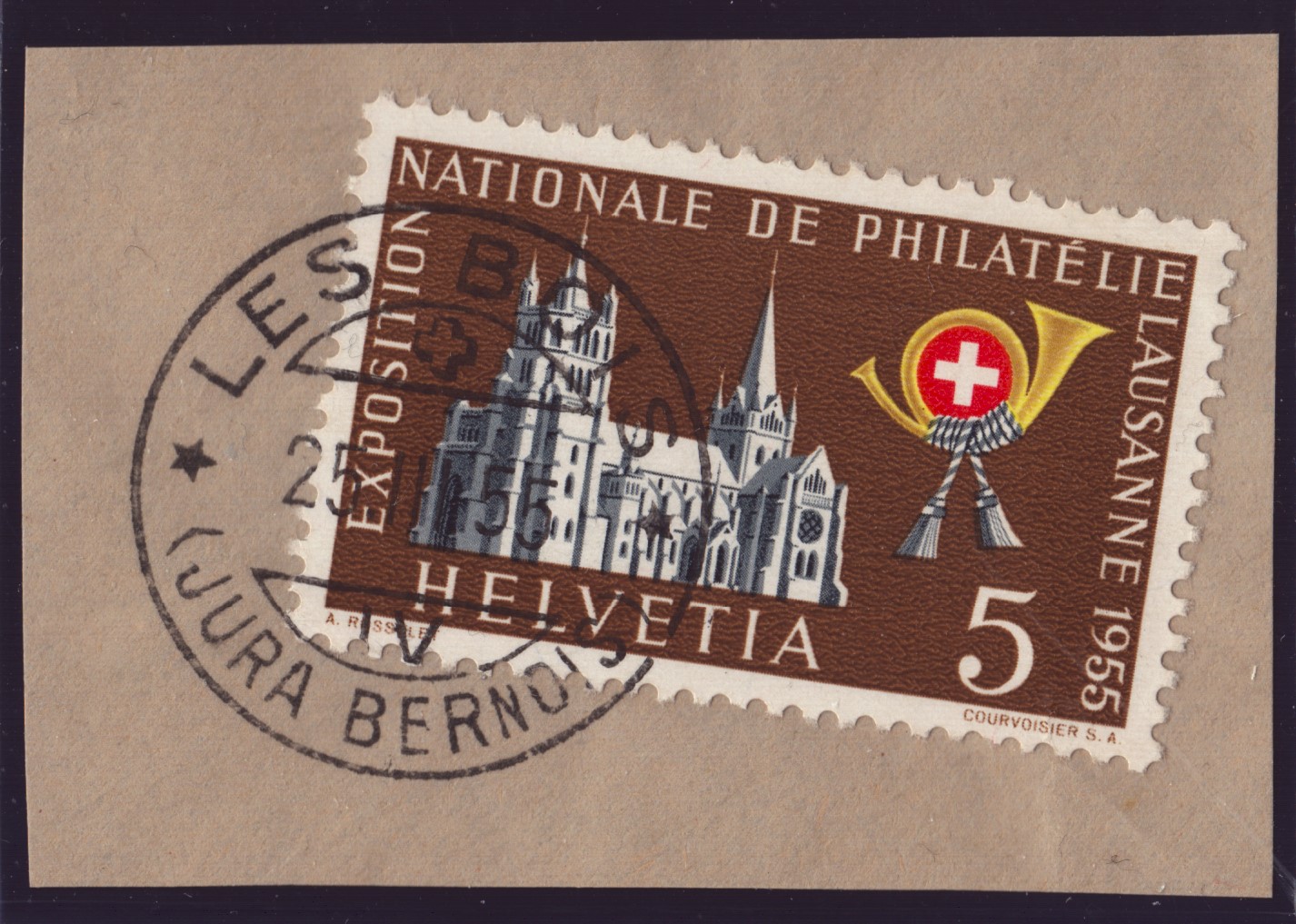 Nr 320 oblitération LES BOIS (JU)