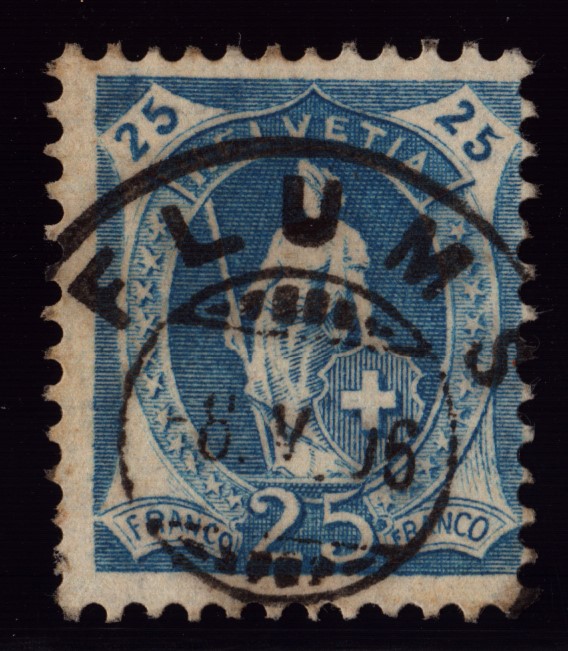 93A oblitération pleine FLUMS