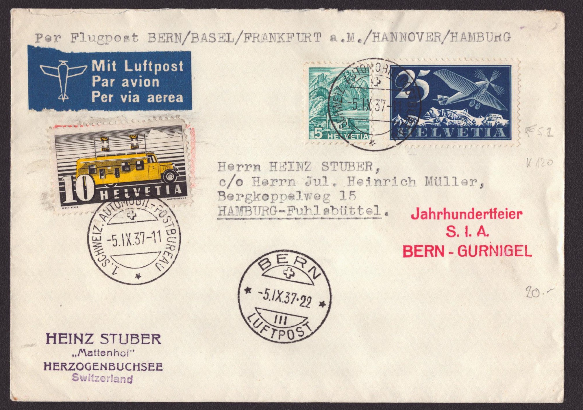 F5z sur enveloppe (120.-)