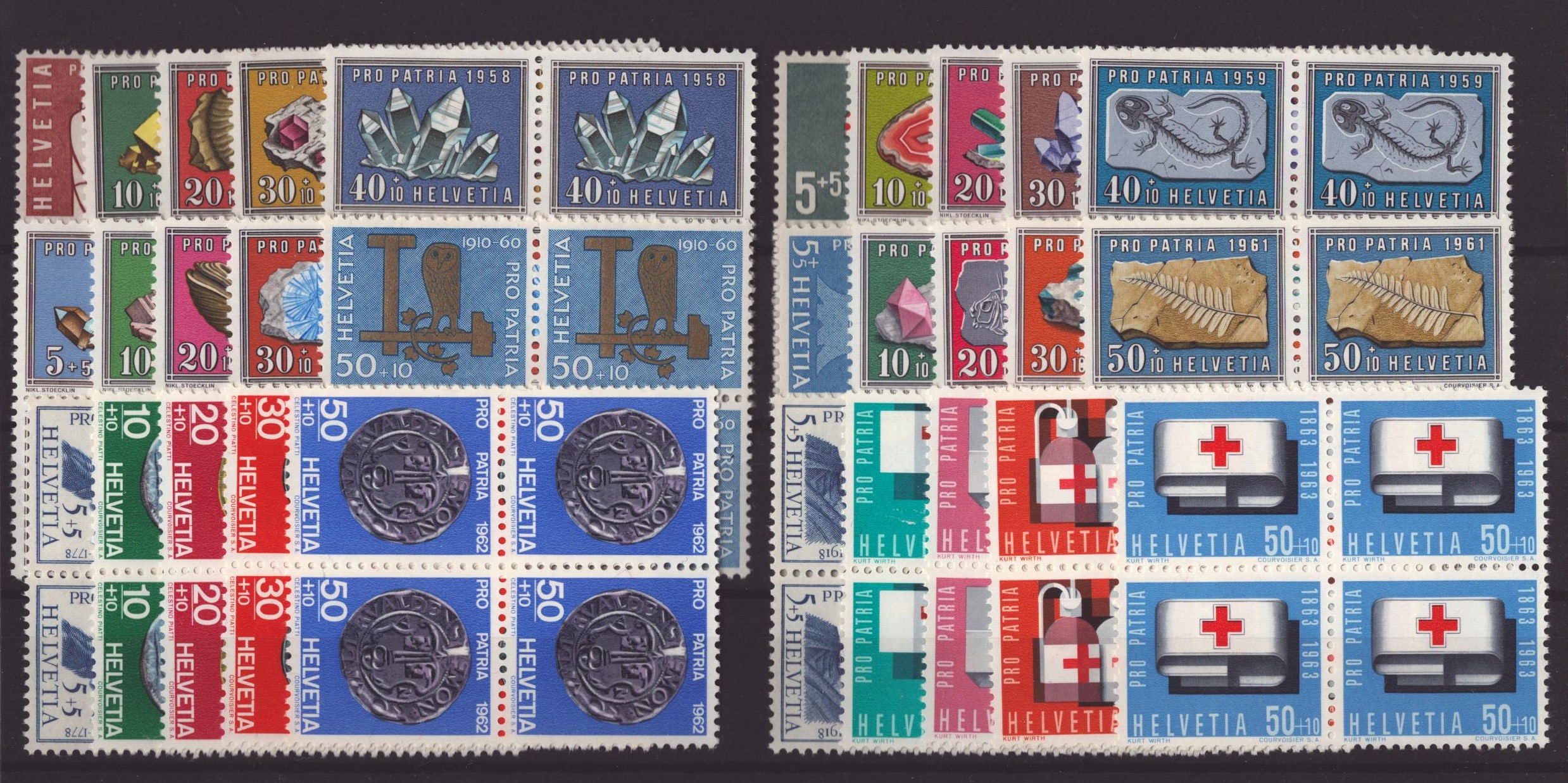 1958 - 1963 Bloc de 4 neuf ** (150.-)