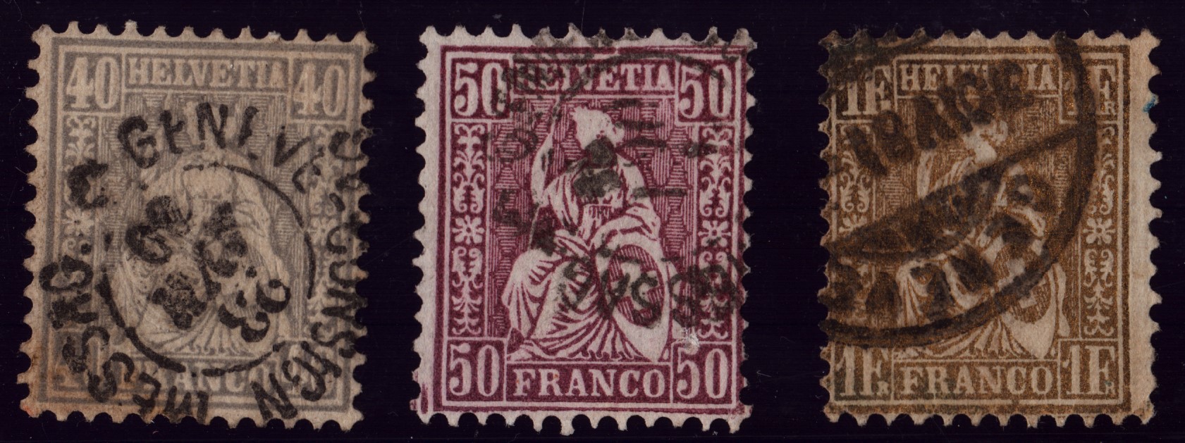 Nr 42 - 42 - 36 oblitérés (490.-)