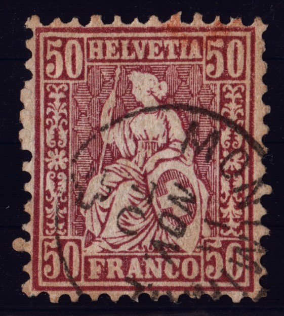 Nr 43 oblitération Fingerut MONTMIRAIL