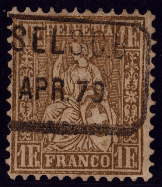36 oblit. xxxSEL S.C.B. (170.-)
