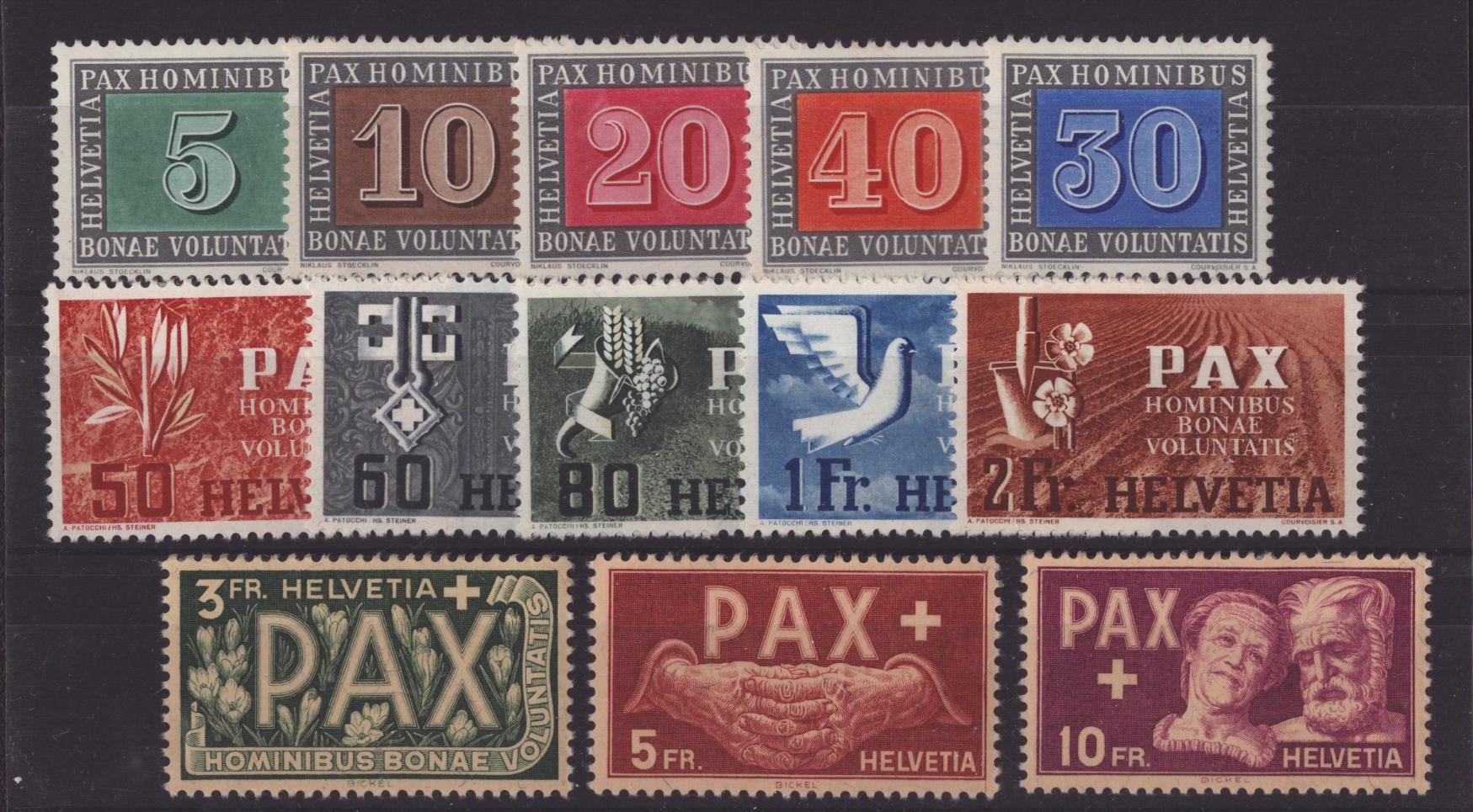 Série PAX neuf * (270.-)