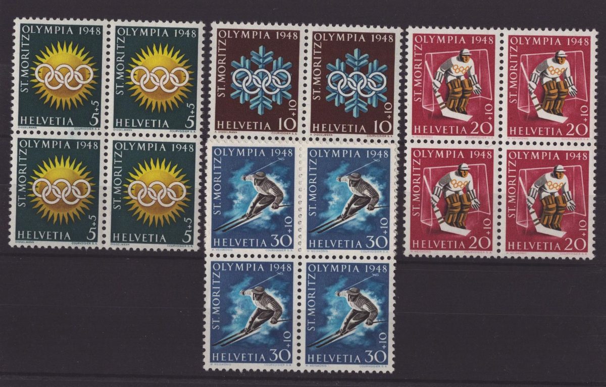 1948 Série W25w - W28w bloc de 4 neuf **