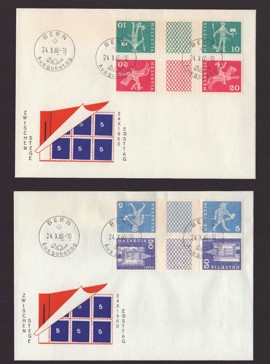 1960 S63 - S66 FDC BERN (80.-)