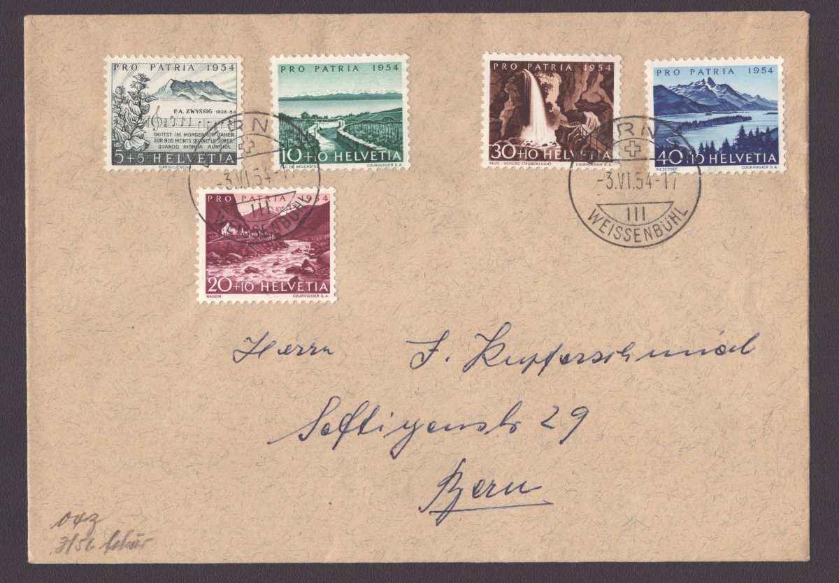 1954 série Pro Patria