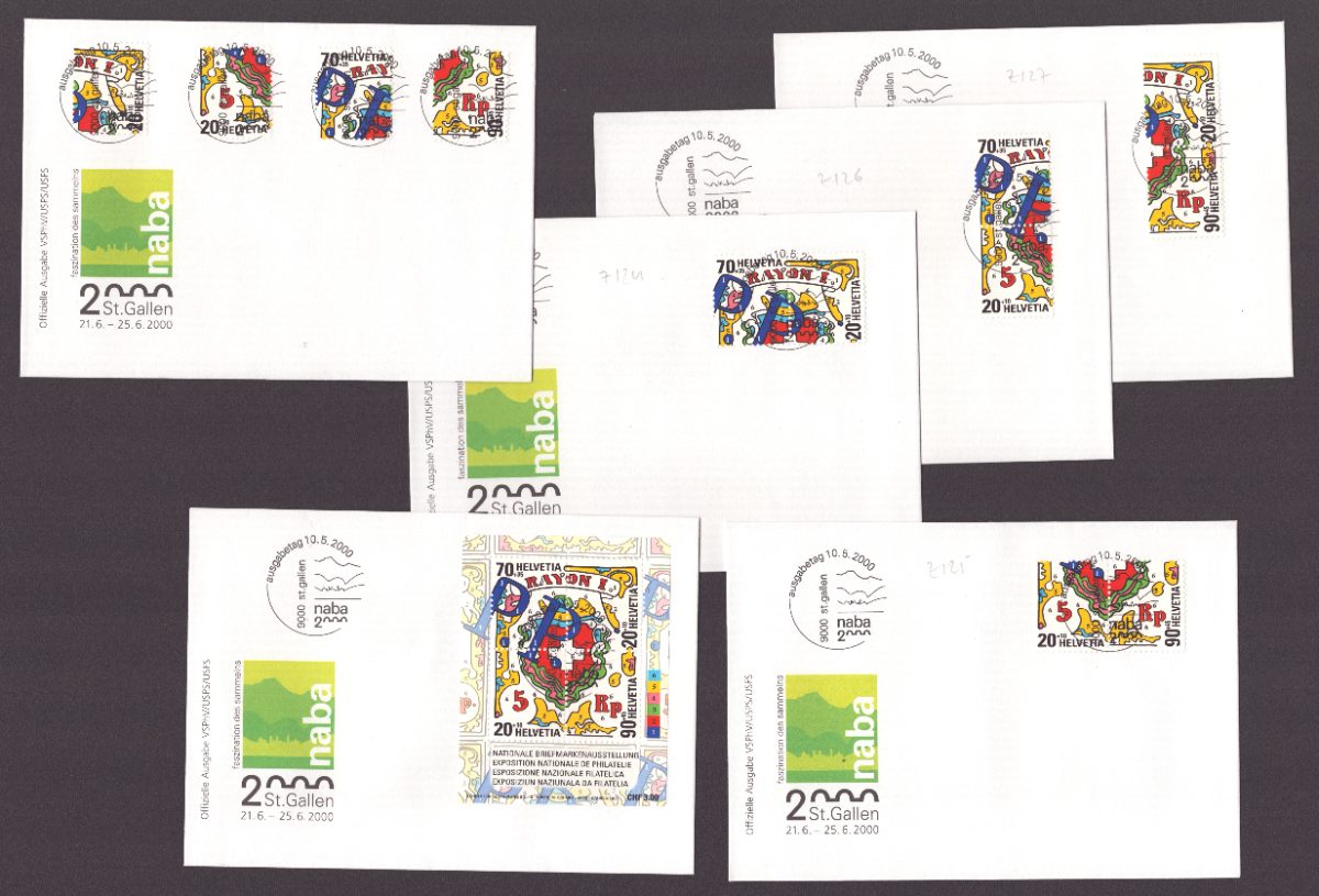 Lot Bloc W89 sur enveloppes
