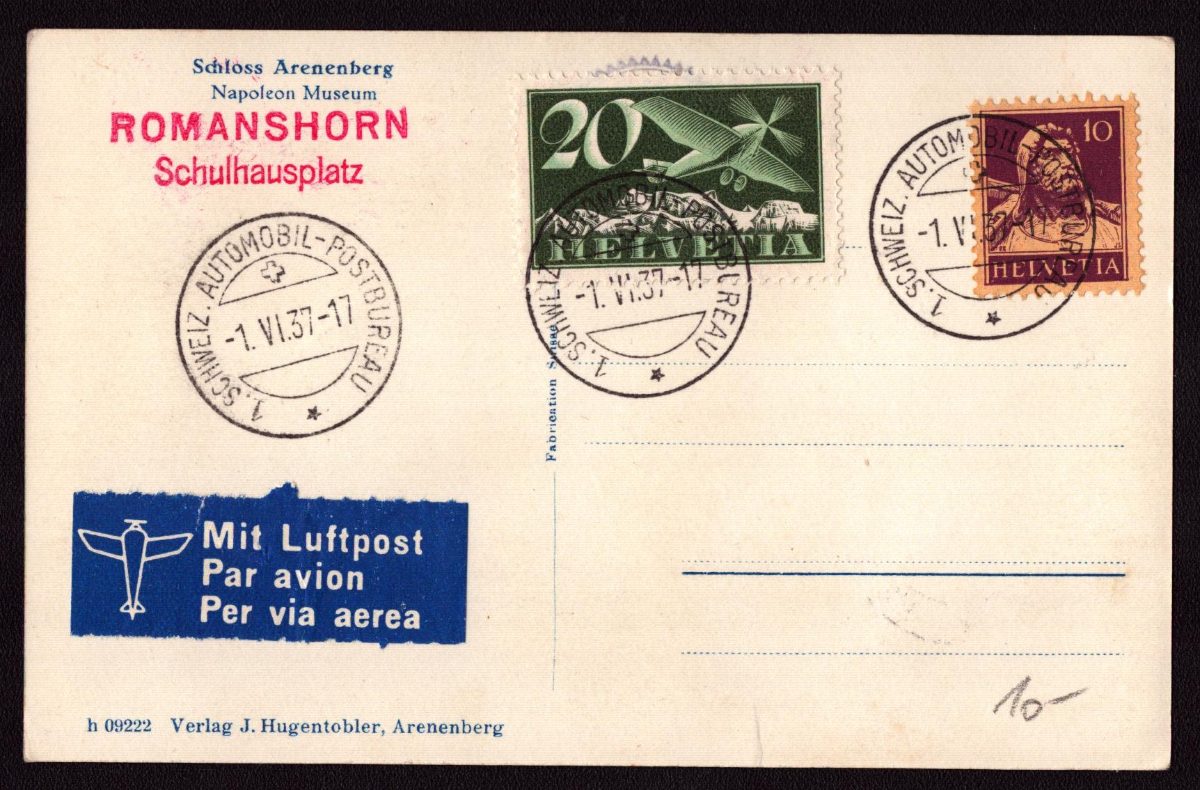 1937 - Carte Napoleon Museum