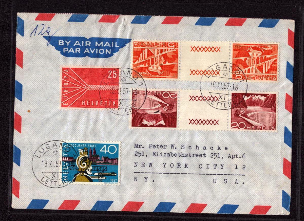 1957 - Par avion destination New-York
