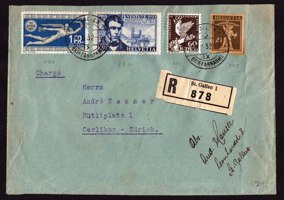 1932 - Enveloppe (déco)